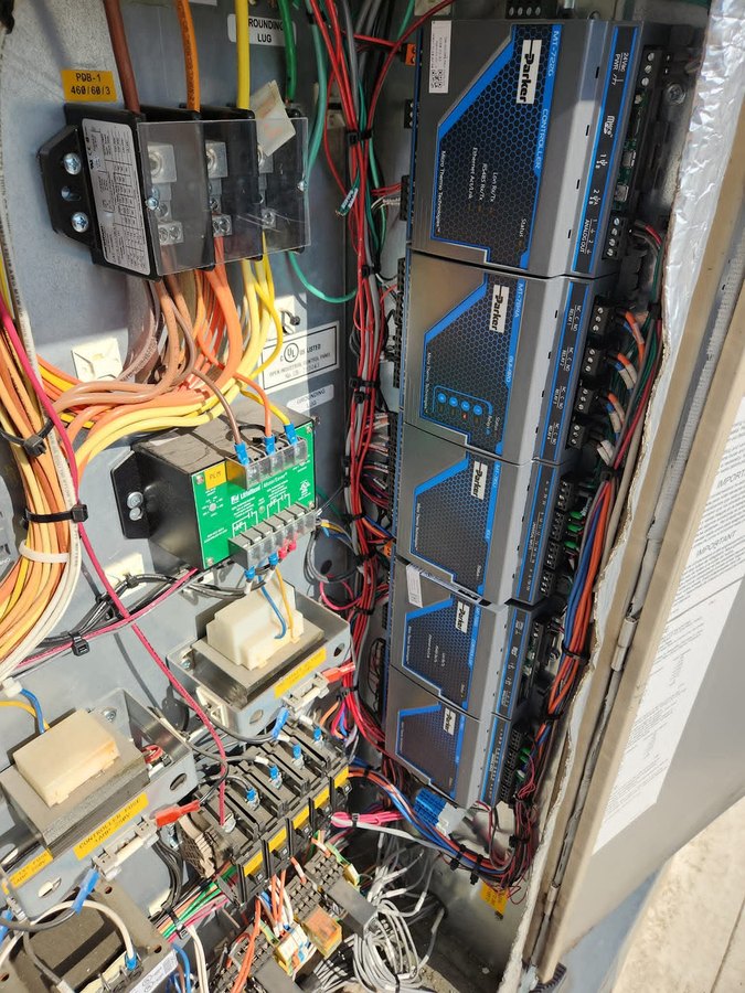 Parker Micro Thermo controls panel